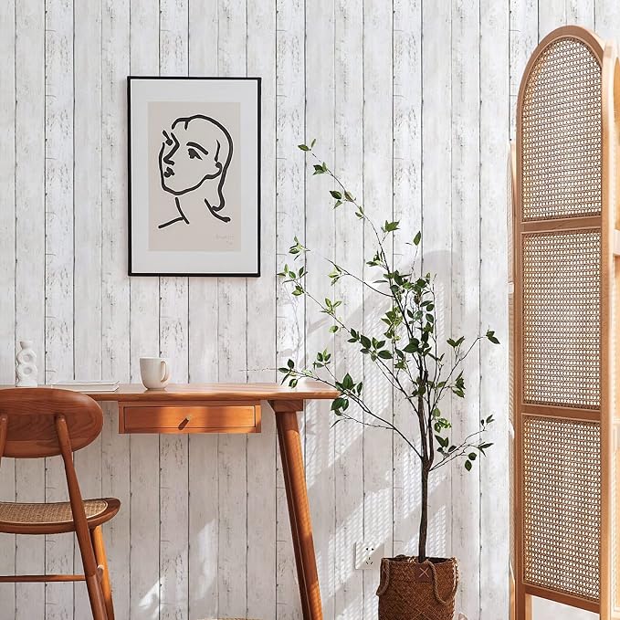 Decoroom Shiplap Contact Paper 17.71" X 236" - Image 3