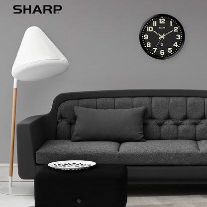 Sharp Glow in the Dark Atomic Analog Wall Clock - Image 6