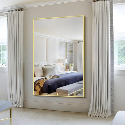 KOCUUY Large Gold Bathroom Mirror, 60x40 Inch Rectangular Mirror - Image 3