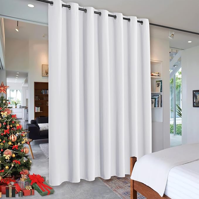 RYB HOME Privacy Curtain for Sliding Glass Door, Light Block Noise Reduce by RYBHOME