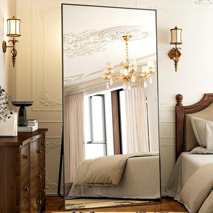 GLSLAND 77" x 38" Rectangular Full Length Mirror by GLSLAND