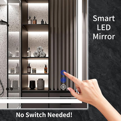 36"x24" LED Bathroom Mirror - Image 5