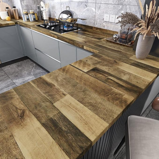 WESTICK Brown Wood Countertop Contact Paper - Image 2