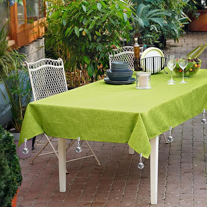 10 Pack Heavy Duty Curtain Weights for Outdoor, Stainless Steel Drapery Clip Keepping Curtain Panel Straight, Keep Outdoor Curtain Flag from Waving, Help Weigh Down Sun Curtain Tablecloth Garden Flag