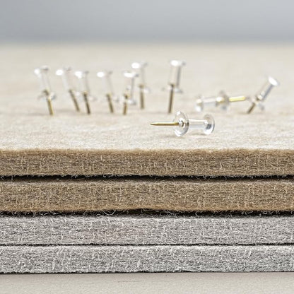 Lightomorrow Bulletin Board, 36 x 24 Inches Felt Pin Board, Cork Alternative - Image 6