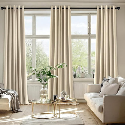 MIULEE Blackout Curtains for Bedroom Living Room 2 Panels, Thermal Insulated - Image 6