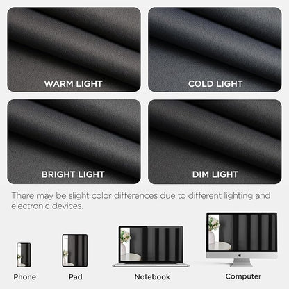 Joydeco Blackout Door Curtain for Doorway Privacy 78 Inches Long, Grommet - Image 8