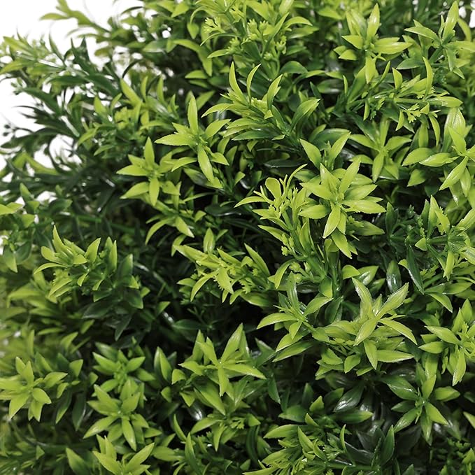 3ft Artificial Boxwood Topiary Trees (Set of 2) - UV Resistant Faux Plants for Outdoor/Indoor, Realistic 36in Fake Bushes and Shrubs for Front Porch, Planter, Patio - Low Maintenance & Evergreen