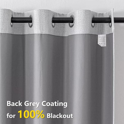 Blackout Curtains Customsize for Bedroom, 100% Black Out Curtains 1 Panel - Image 4