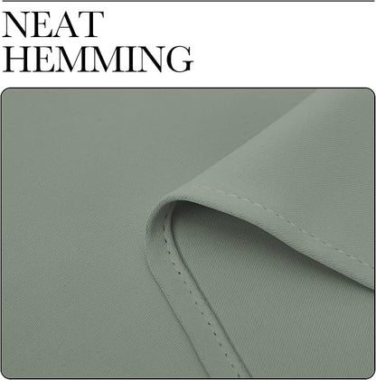 NICETOWN Bedroom Curtain Panels Blackout Draperies, Thermal Insulated Solid - Image 8