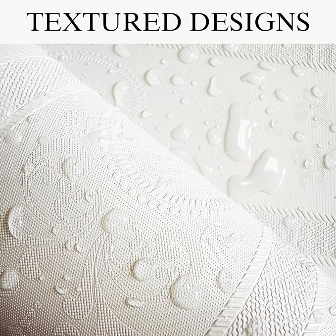 JiffDiff Wallpaper Peel and Stick Textured, 3D Embossed Wall Paper Stick on - Image 9