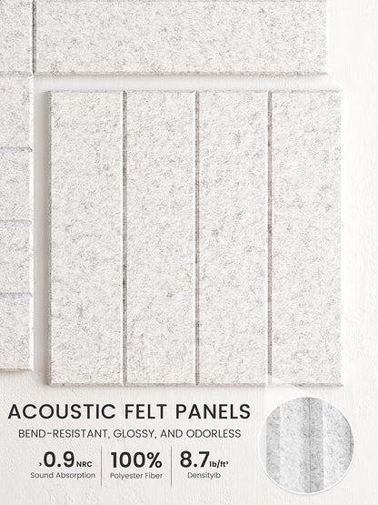 Bumusty Large Cork Board Alternative-48 x 36" Felt Bulletin Board Tiles - Image 3