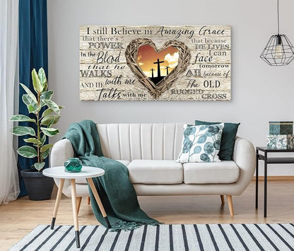Cao Gen Decor Art A63575 Amazing Grace Wall Art Decor Canvas Print Picture - Image 5