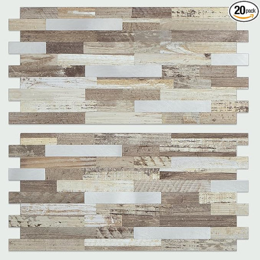 AULIGET 20 Sheets Peel and Stick Backsplash by AULIGET