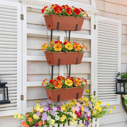 OYEAL Railing Planter Box Window Boxes Planters - Image 6