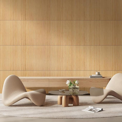 OUZUGIE 1 Pack 96x24 Inch Natural Bamboo Wall Panel – Twinned Carbides Pole - Image 9