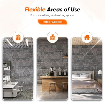 IZODEKOR 3D Brick Effect Wall Panels - Image 9