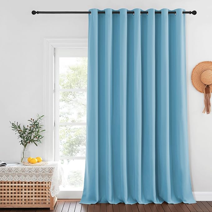 NICETOWN Blackout Curtains for Sliding Glass Door Room Divider Noise Reduce by NICETOWN