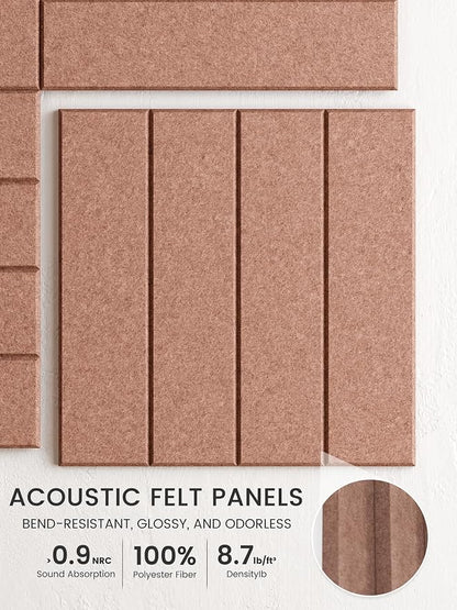 Bumusty Large Cork Board Alternative-48 x 36" Felt Bulletin Board Tiles - Image 3