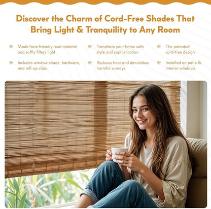 Radiance Cord Free Bamboo Shades - Image 6