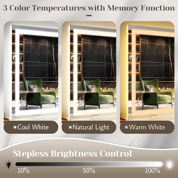 FENNIO Large Vanity Mirror - Image 2