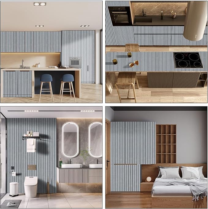 Gray Wood Slat Wallpaper - Image 3
