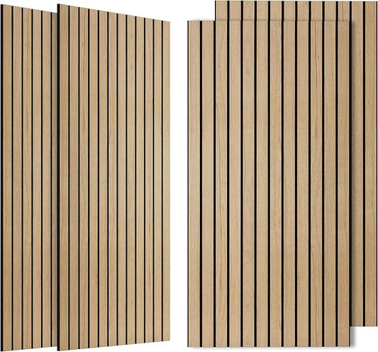 4 Pack Soundproof Wall Panels, Decorative Noise Dampening Panels, Sound Panels by AUTORIFIC
