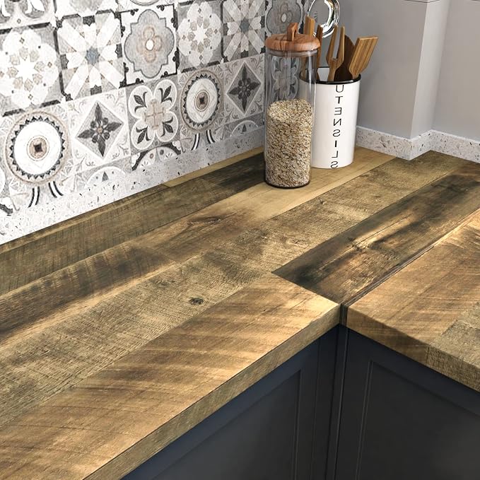 WESTICK Brown Wood Countertop Contact Paper by WESTICK