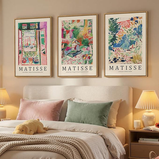 Framed Abstract Matisse Wall Art - Image 2