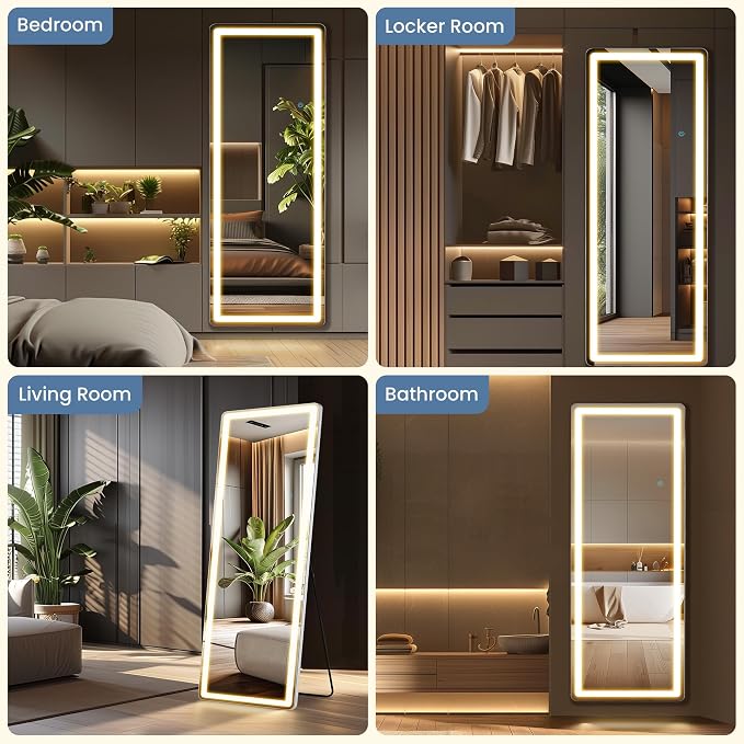 DUMOS 26"×71" LED Full Length Mirror - Image 5