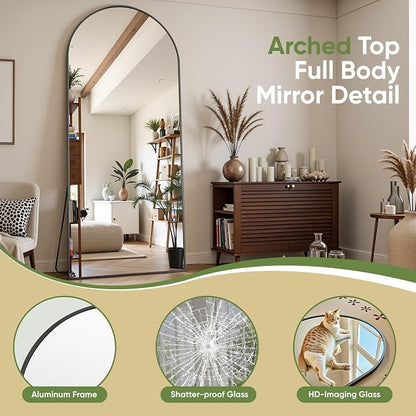 Full Length Mirror, Oversized Floor Mirrors, Leaning Free Standing Mirrors - Image 5