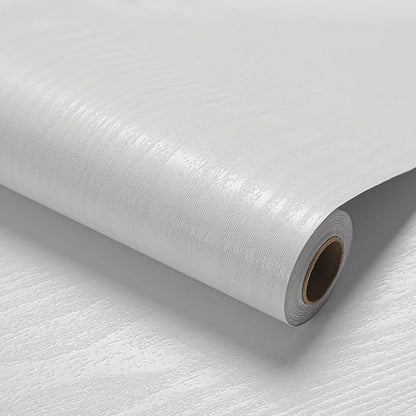Peel and Stick Wallpaper White Wood Wall Paper by LOVADA