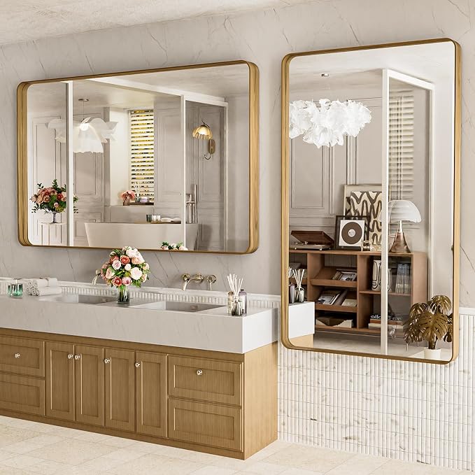 LOAAO 60X28 Inch Bathroom Mirror - Image 4
