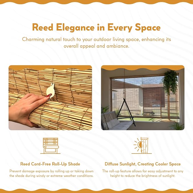 Radiance Cord Free Bamboo Shades - Image 3