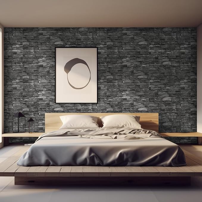Yutianli 10PSC 3D Wall Panels Peel and Stick Faux Brick Wall Panels - Image 6