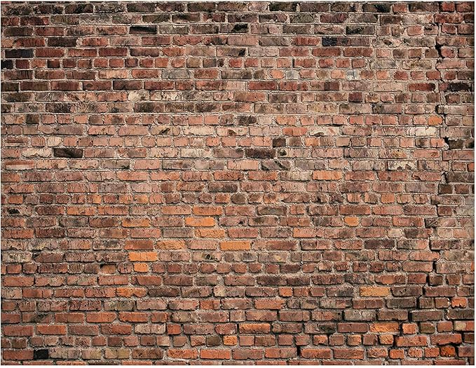 YYNXSY 7X5FT Large Fabric Brick Background by YYNXSYPhotographySupplies