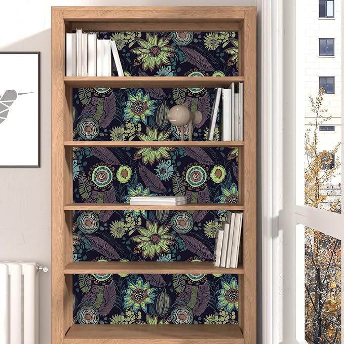 Vintage Boho Wallpaper Peel and Stick, Gothic Floral Contact Paper, Retro - Image 7