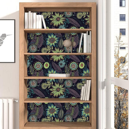 Vintage Boho Wallpaper Peel and Stick, Gothic Floral Contact Paper, Retro - Image 7