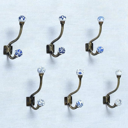 IndianShelf 44Lb. 6 Pieces Heavy Duty Decorative Double Hooks - Image 8
