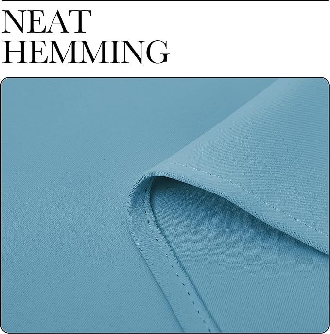 NICETOWN Living Room Curtains, Teal Blue, 1 Pair, 70 x 84-inch, Home - Image 6