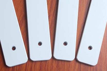 8 Pack - 10 inch White Hidden L Shelf Bracket Iron Floating Shelf Brackets - Image 6