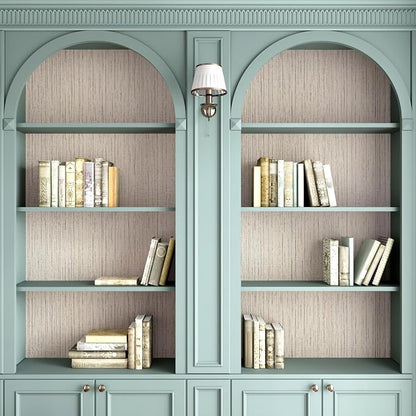 CRE8TIVE Large Size 24"x354" Cream White Grasscloth Peel and Stick Wallpaper - Image 5