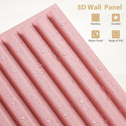 Heikki 30 Pack 3D Wall Panel for Interior Wall Décor, PVC Flower Textured Wall - Image 2