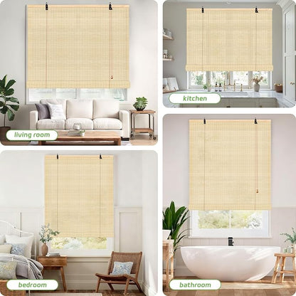 Bamboo Window Blinds, Roll Up Bamboo Blinds - Image 6