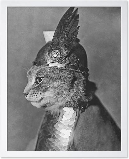 Poster Master Vintage Armored Cat by PosterMaster