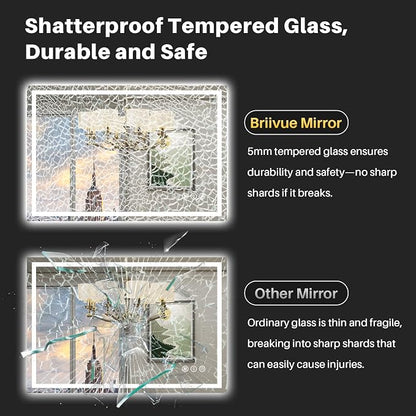 30x36 Inch LED Bathroom Mirror - Image 7