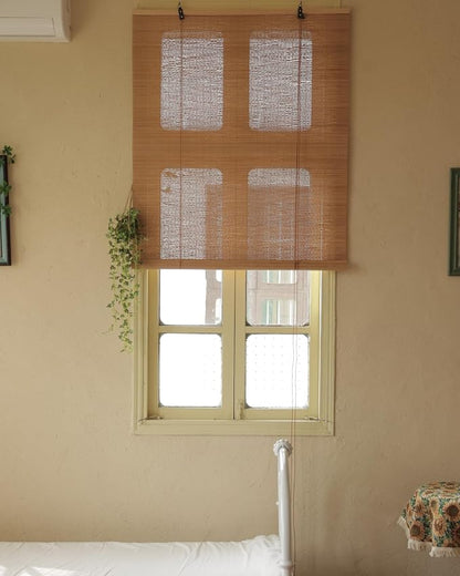 35" Wx64 H Bamboo Blinds Roller Shades - Image 9
