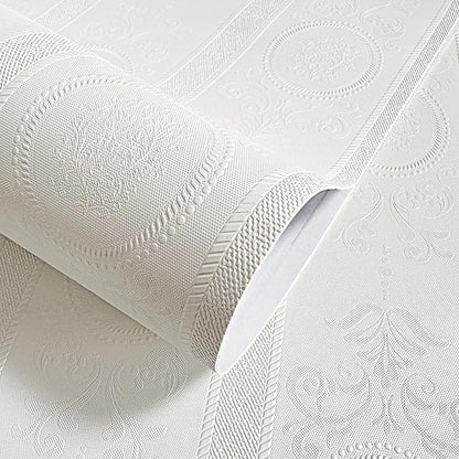 JiffDiff Wallpaper Peel and Stick Textured, 3D Embossed Wall Paper Stick on by wallpaper