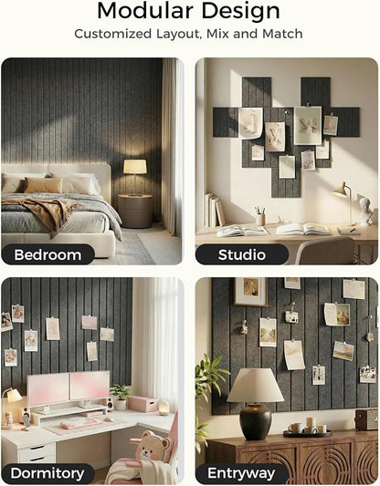 Aothia 12-Pack Felt Bulletin Board Tiles - Image 4