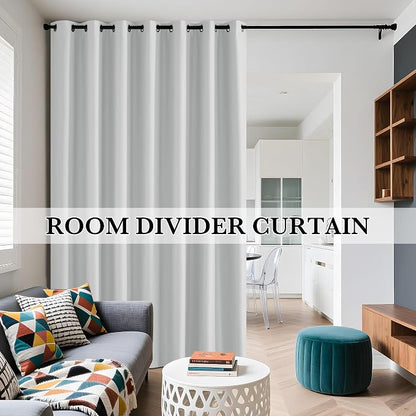 RYB HOME 100% Blackout Room Divider Curtains - Image 6